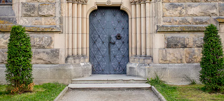 Traditional Double Front Doors in North Lauderdale, FL