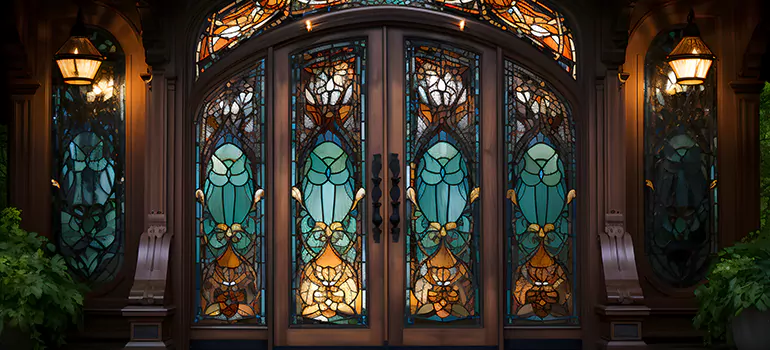 Wrought Iron Storm Door in North Lauderdale, FL