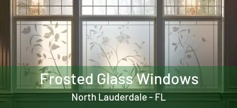  Frosted Glass Windows North Lauderdale - FL